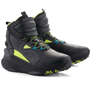 Buty motocyklowe Alpinestars Speedstreet czarno-limonkowo-niebieskie