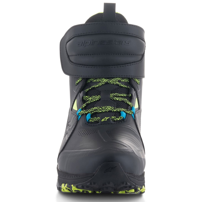 Buty motocyklowe Alpinestars Speedstreet czarno-limonkowo-niebieskie