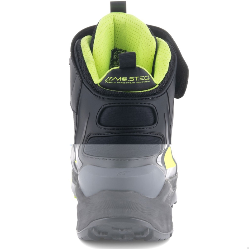 Buty motocyklowe Alpinestars Speedstreet czarno-limonkowo-niebieskie