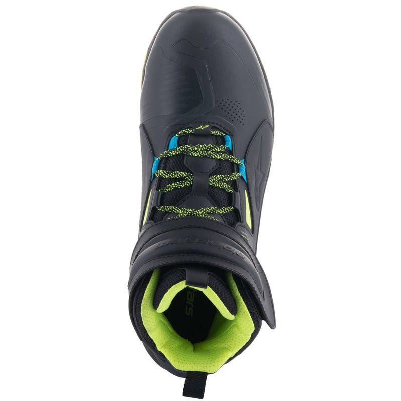 Buty motocyklowe Alpinestars Speedstreet czarno-limonkowo-niebieskie