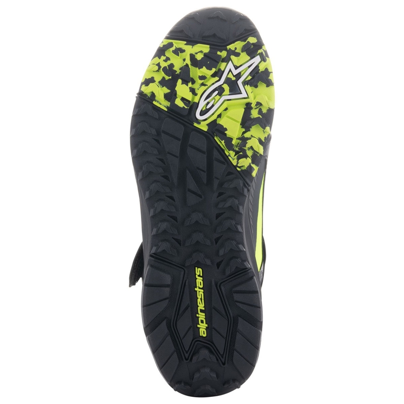 Buty motocyklowe Alpinestars Speedstreet czarno-limonkowo-niebieskie