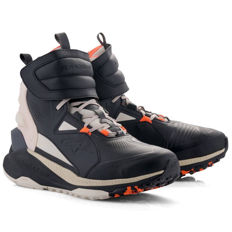 Buty motocyklowe Alpinestars Speedstreet czarno-migdałowo-pomarańczowe