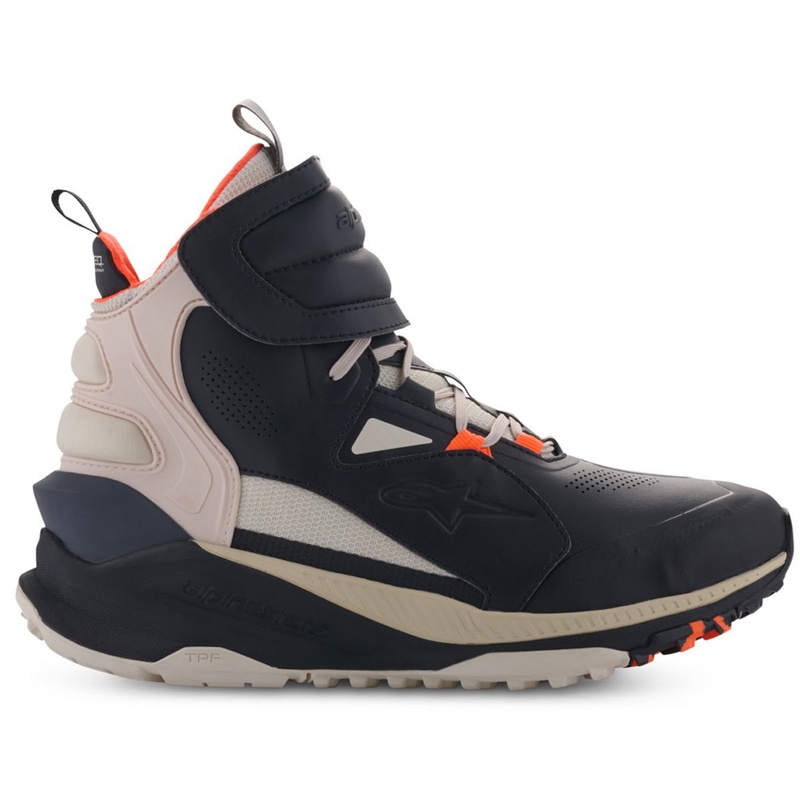 Buty motocyklowe Alpinestars Speedstreet czarno-migdałowo-pomarańczowe