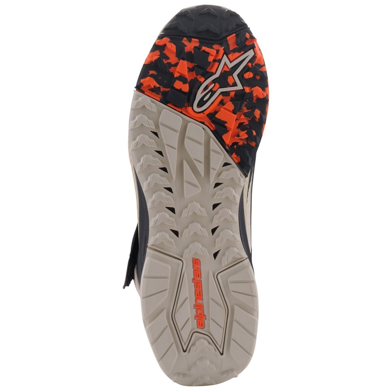 Buty motocyklowe Alpinestars Speedstreet czarno-migdałowo-pomarańczowe