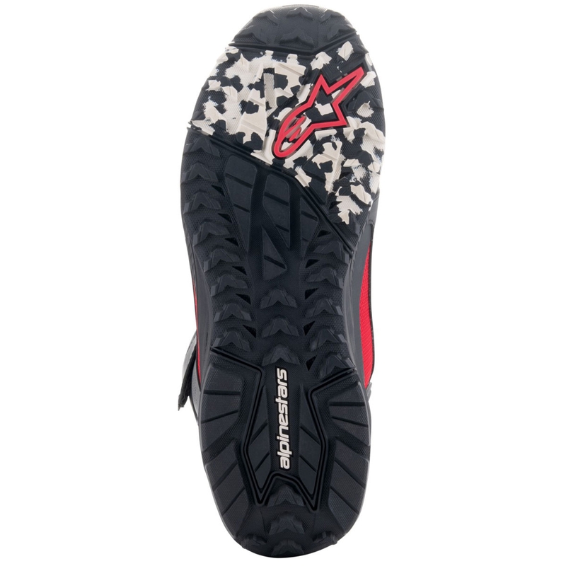Buty motocyklowe Alpinestars Speedstreet czarno-beżowo-czerwone