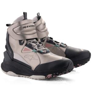 Buty motocyklowe Alpinestars Speedstreet beżowo-koralowo-czarno-niebieskie