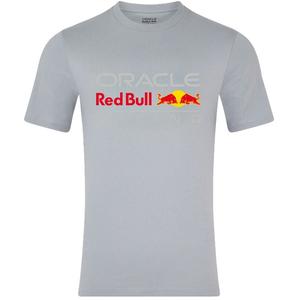 Koszulka Oracle Red Bull Racing Core w kolorze szarym