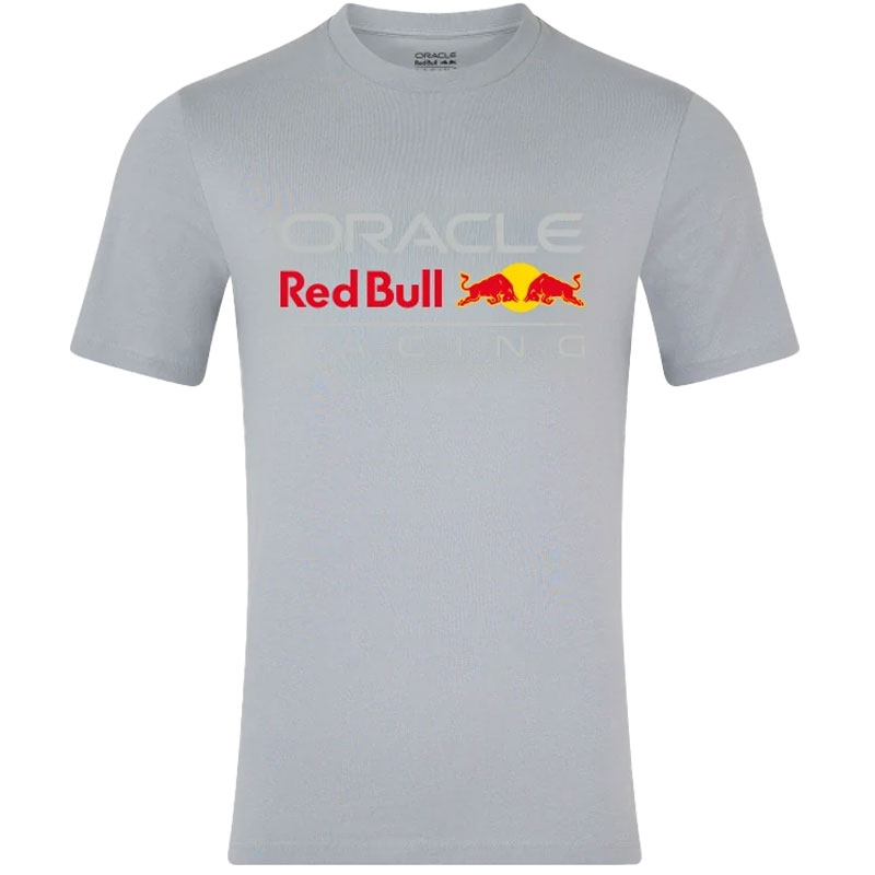 Koszulka Oracle Red Bull Racing Core w kolorze szarym
