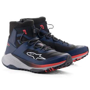Buty motocyklowe Alpinestars Speedforce XR niebiesko-czarno-fluo czerwono-szare