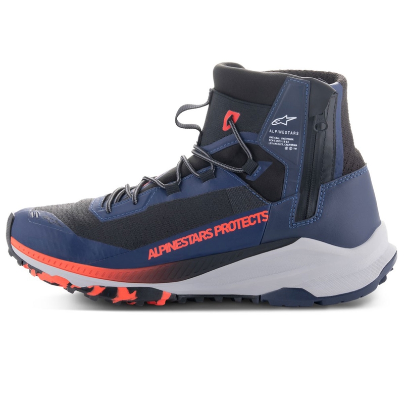 Buty motocyklowe Alpinestars Speedforce XR niebiesko-czarno-fluo czerwono-szare