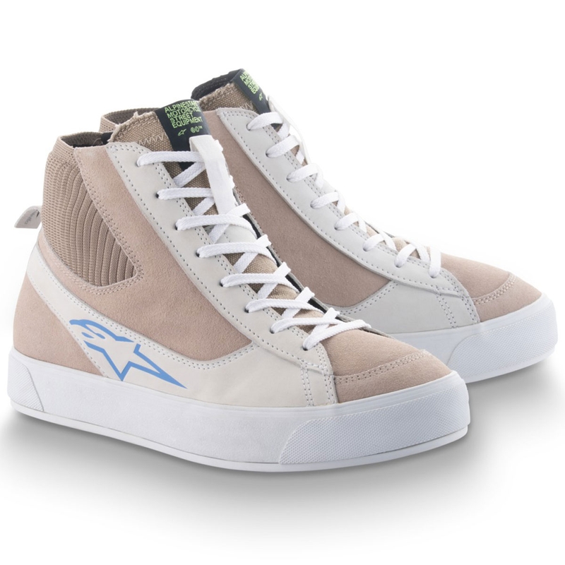 Buty motocyklowe damskie Alpinestars Stella Stated Podium biało-jasnoszare