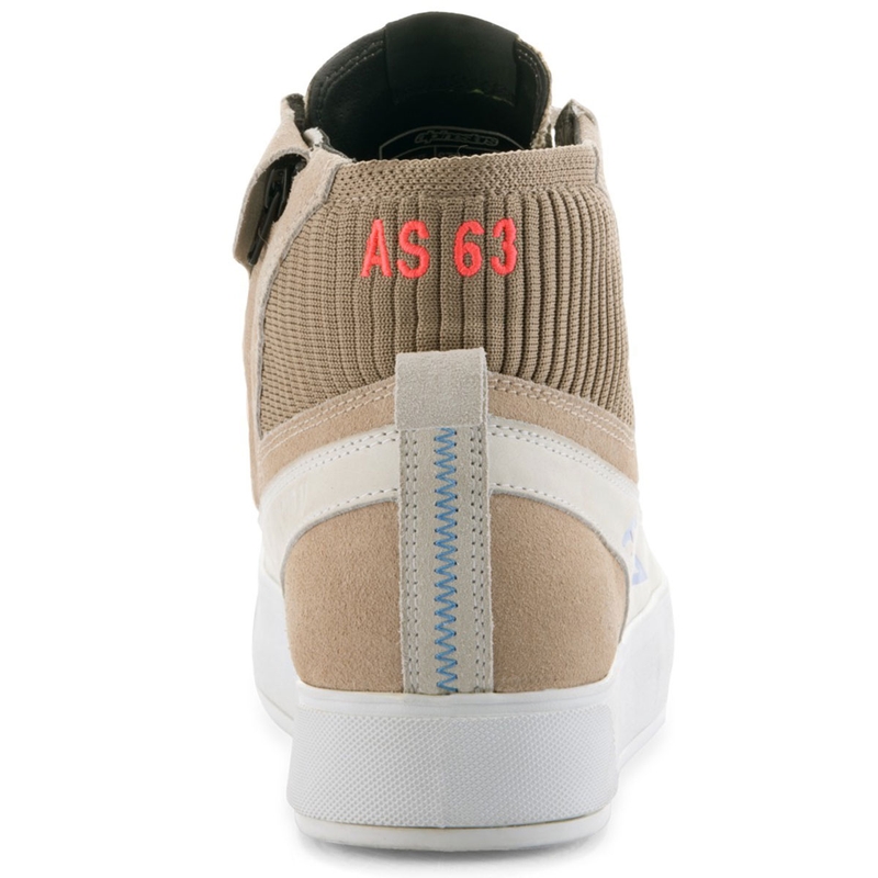 Buty motocyklowe damskie Alpinestars Stella Stated Podium biało-jasnoszare