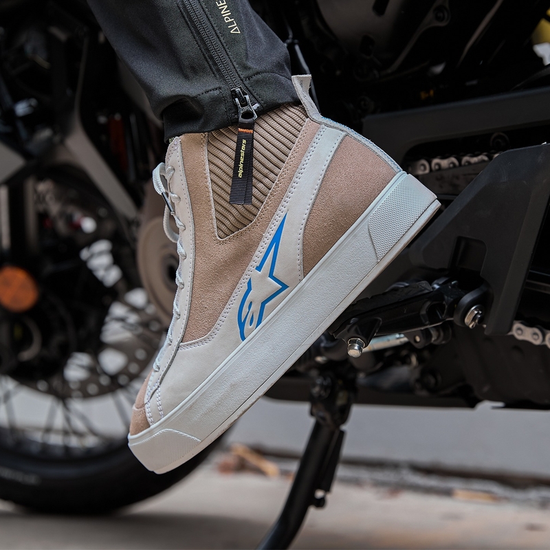 Buty motocyklowe damskie Alpinestars Stella Stated Podium biało-jasnoszare