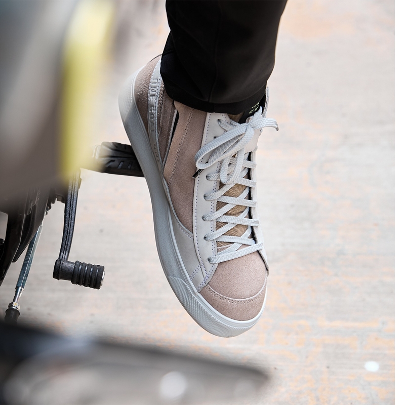 Buty motocyklowe damskie Alpinestars Stella Stated Podium biało-jasnoszare