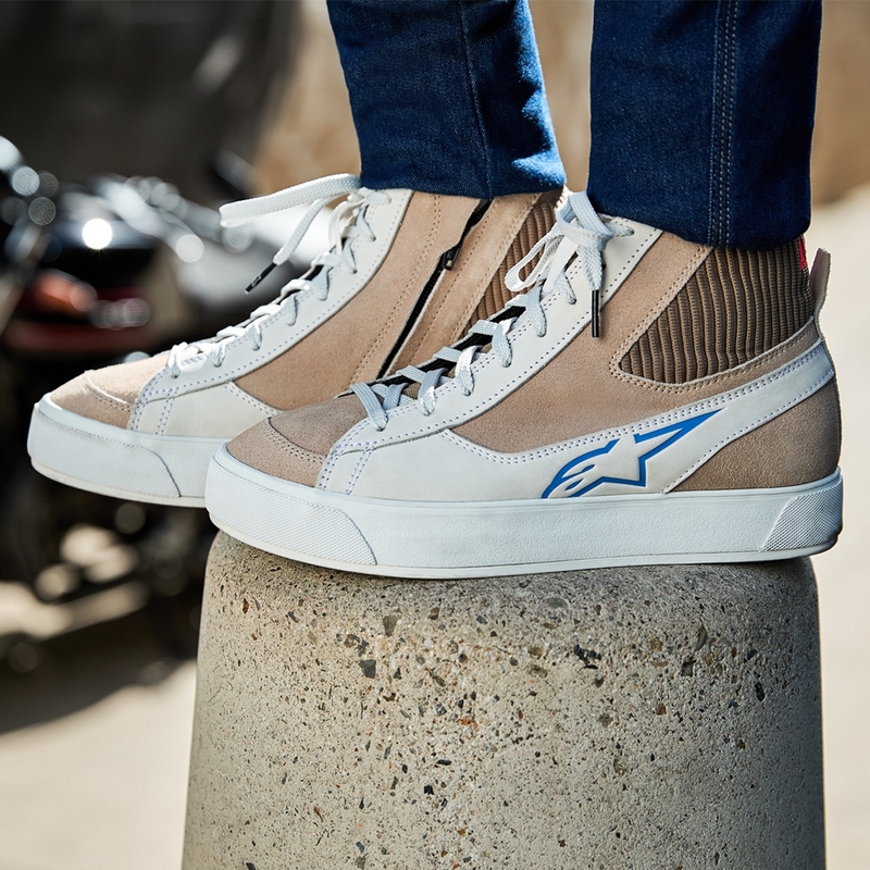 Buty motocyklowe damskie Alpinestars Stella Stated Podium biało-jasnoszare