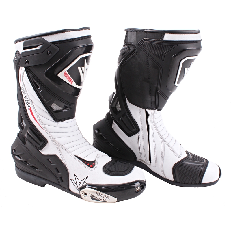 Buty na motocykl RSA GP-01 białe - II. jakość