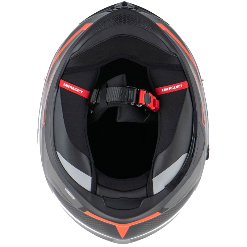 Integrální helma na motorku Scorpion EXO-520 EVO AIR TERRA černo-stříbrno-červená wyprzedaż