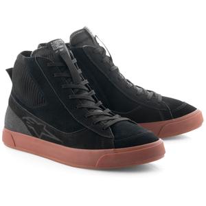 Buty motocyklowe Alpinestars Stated czarne-gumowe