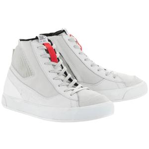 Buty motocyklowe Alpinestars Stated biało-szare