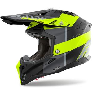 Kask motocrossowy Airoh Aviator 3 Monarch matowożółty