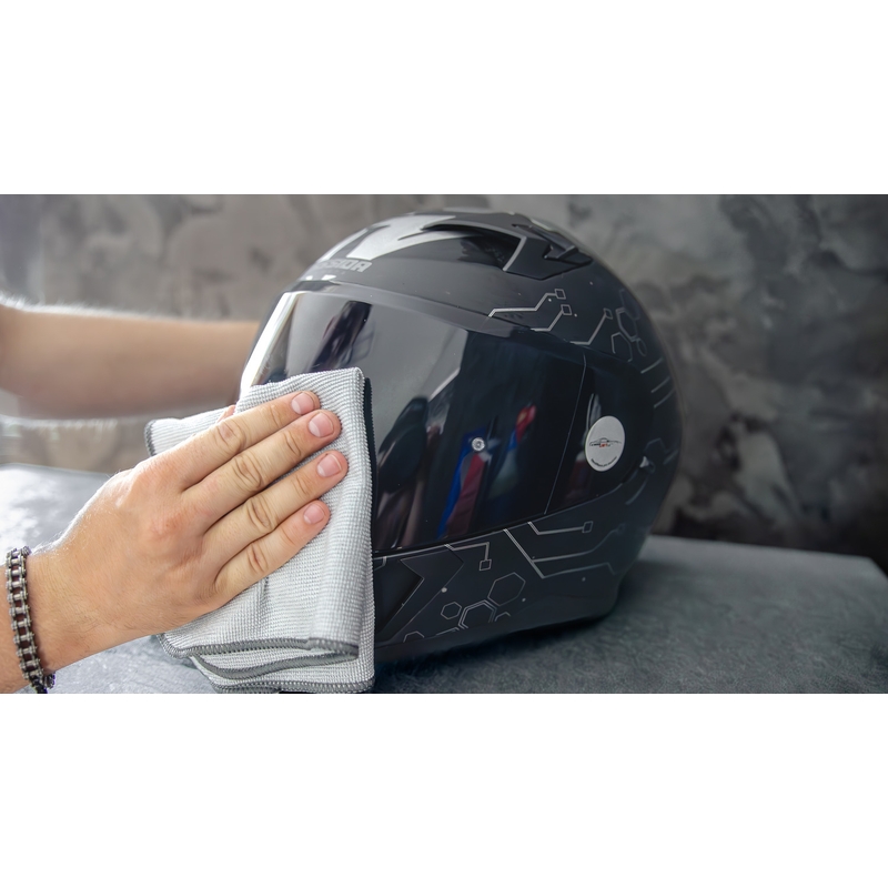 Visor &amp; Helmet Cleaner S100 ze ściereczką z mikrofibry - Visor &amp; Helmet Cleaner 100 ml