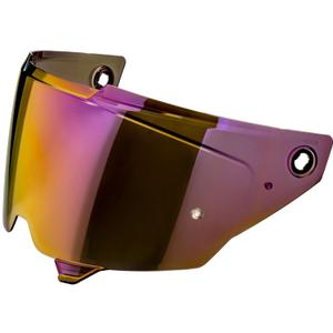 Wizjer do kasków NOX Exklusiv Goliath z przygotowaniem Pinlock, irydowy
