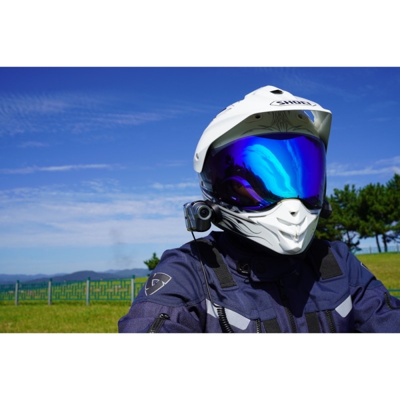 Kamera na kask motocyklowy INNOVV H5 srebrno-szara