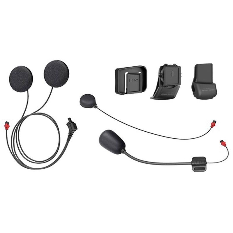 Uchwyt na kask z akcesoriami do słuchawek SENA 50C Sound by Harman Kardon + mikrofon