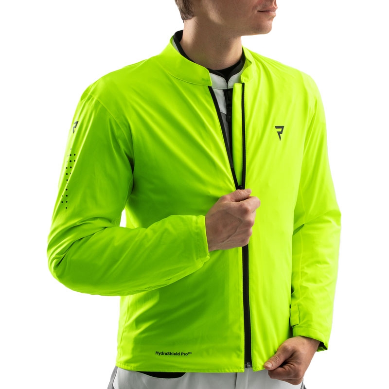 Kurtka motocyklowa Rebelhorn Borg II czarno-szaro-fluo-żółta