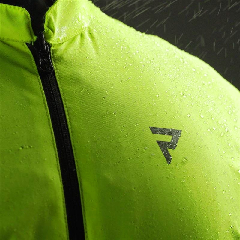 Kurtka motocyklowa Rebelhorn Borg II czarno-szaro-fluo-żółta