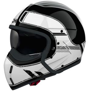 Kask motocyklowy modułowy Airoh J110 Raster błyszczący biały