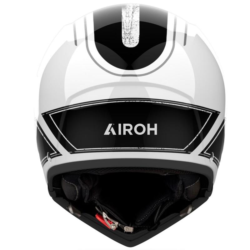 Kask motocyklowy modułowy Airoh J110 Raster błyszczący biały