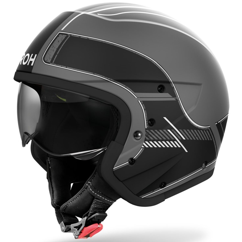 Kask motocyklowy modułowy Airoh J110 Raster matowy czarny