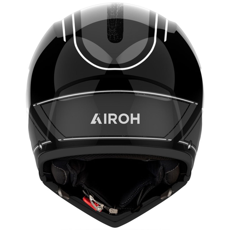 Modulární helma na motorku Airoh J110 Raster lesklá tmavě šedá