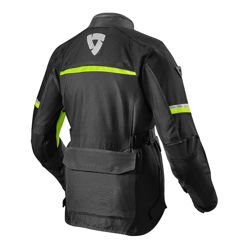 Damska kurtka motocyklowa Revit Outback 3 czarno-fluo żółta wyprzedaż