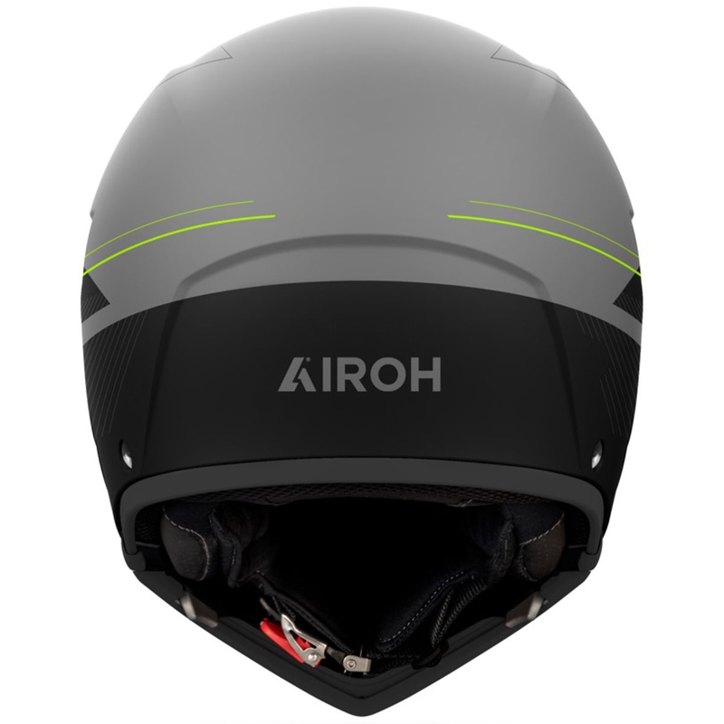 Kask motocyklowy modułowy Airoh J110 Slim matowy żółty