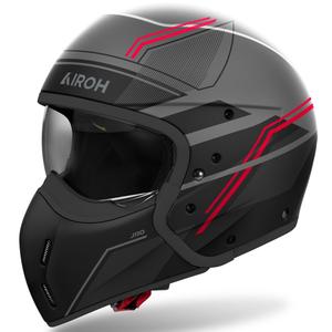 Kask motocyklowy modułowy Airoh J110 Slim matowy czerwony