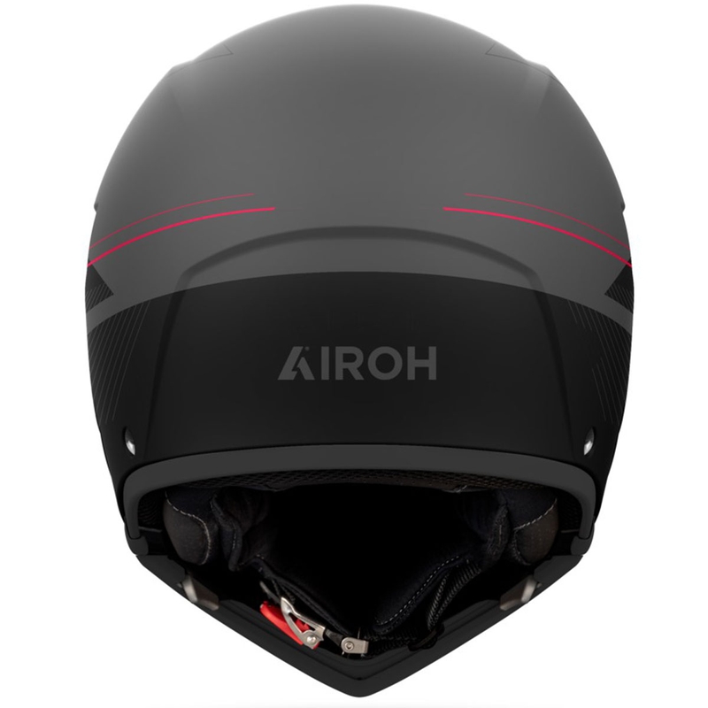 Kask motocyklowy modułowy Airoh J110 Slim matowy czerwony