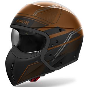 Kask motocyklowy modułowy Airoh J110 Slim błyszczący brąz