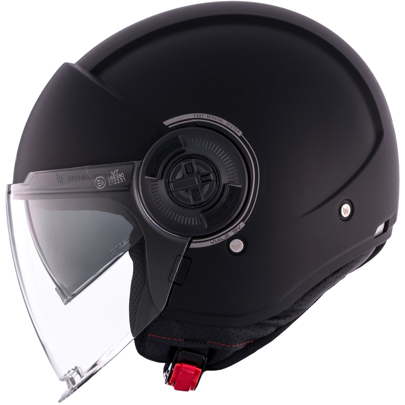 Otwarty kask motocyklowy MT Viale SV S czarny matowy