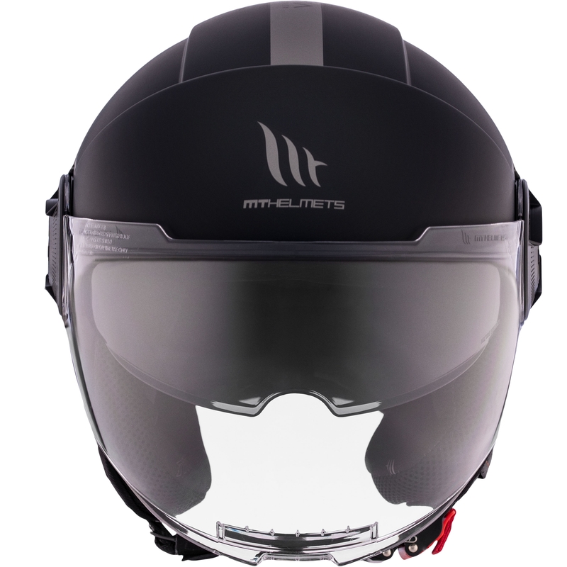 Otwarty kask motocyklowy MT Viale SV S czarny matowy