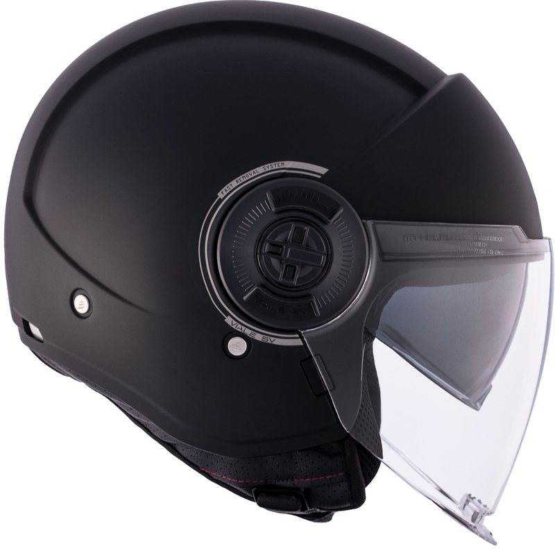 Otwarty kask motocyklowy MT Viale SV S czarny matowy