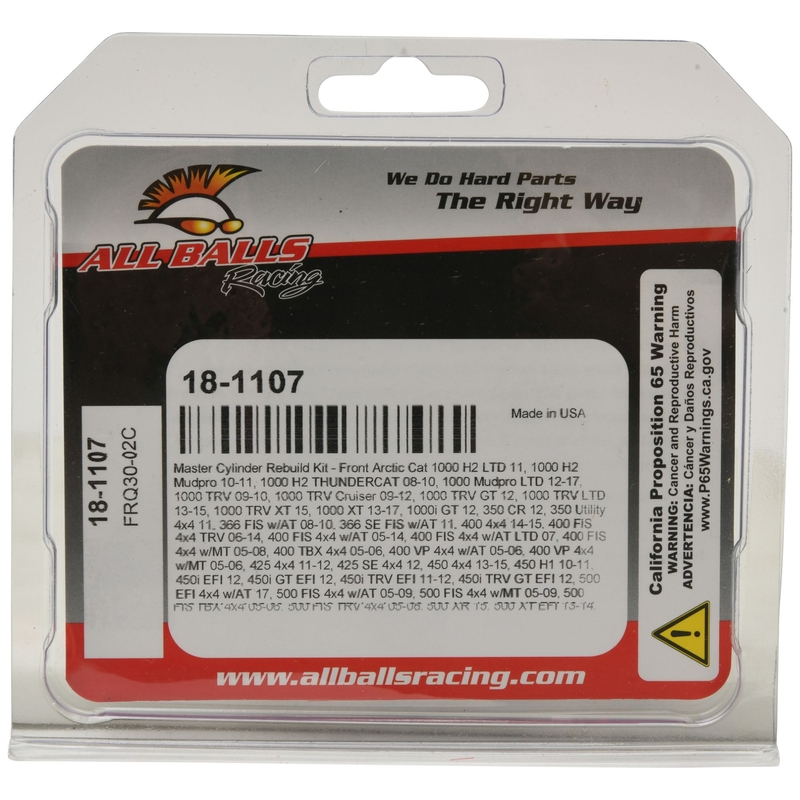 Master Cylinder Rebuild kit All Balls Racing 18-1107 front
