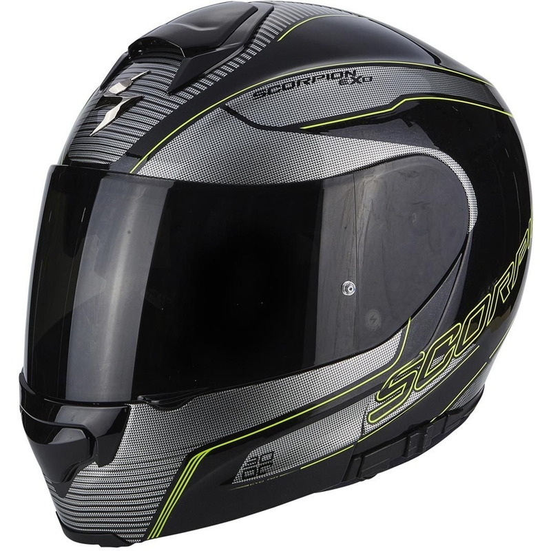 Szczękowy kask motocyklowy Scorpion EXO-3000 Stroll czarny-fluo żółty - II. jakość
