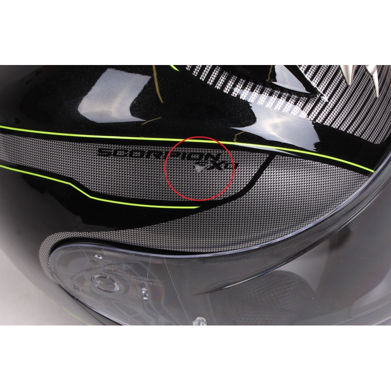 Szczękowy kask motocyklowy Scorpion EXO-3000 Stroll czarny-fluo żółty - II. jakość