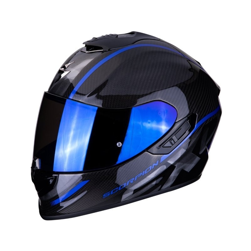 Integralny kask motocyklowy Scorpion EXO-1400 Carbon Air Grand czarno-niebieski