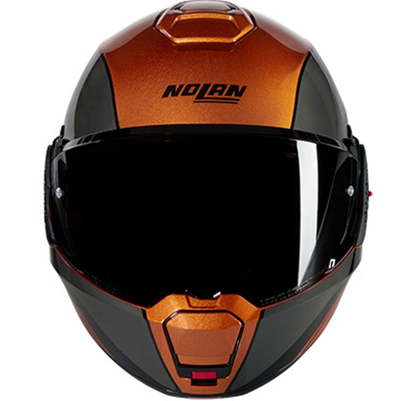 Kask motocyklowy typu flip-up Nolan N120-1 Verniciatura Speciale N-COM 342 ochra-czarny