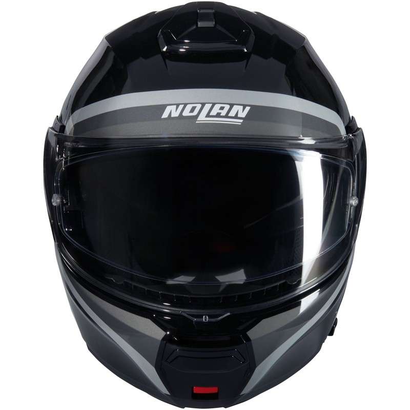 Kask motocyklowy typu flip-up Nolan N100-6 Assoluto N-COM 349 czarno-szary