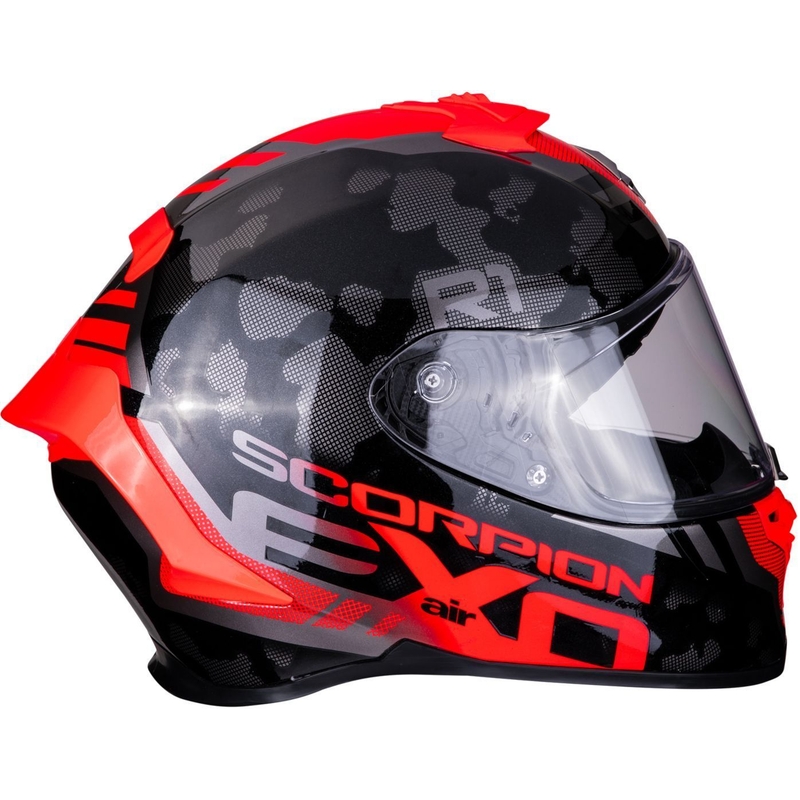 Integralny kask motocyklowy Scorpion EXO-R1 Air Ogi czarno-czerwony