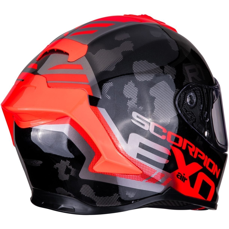 Integralny kask motocyklowy Scorpion EXO-R1 Air Ogi czarno-czerwony